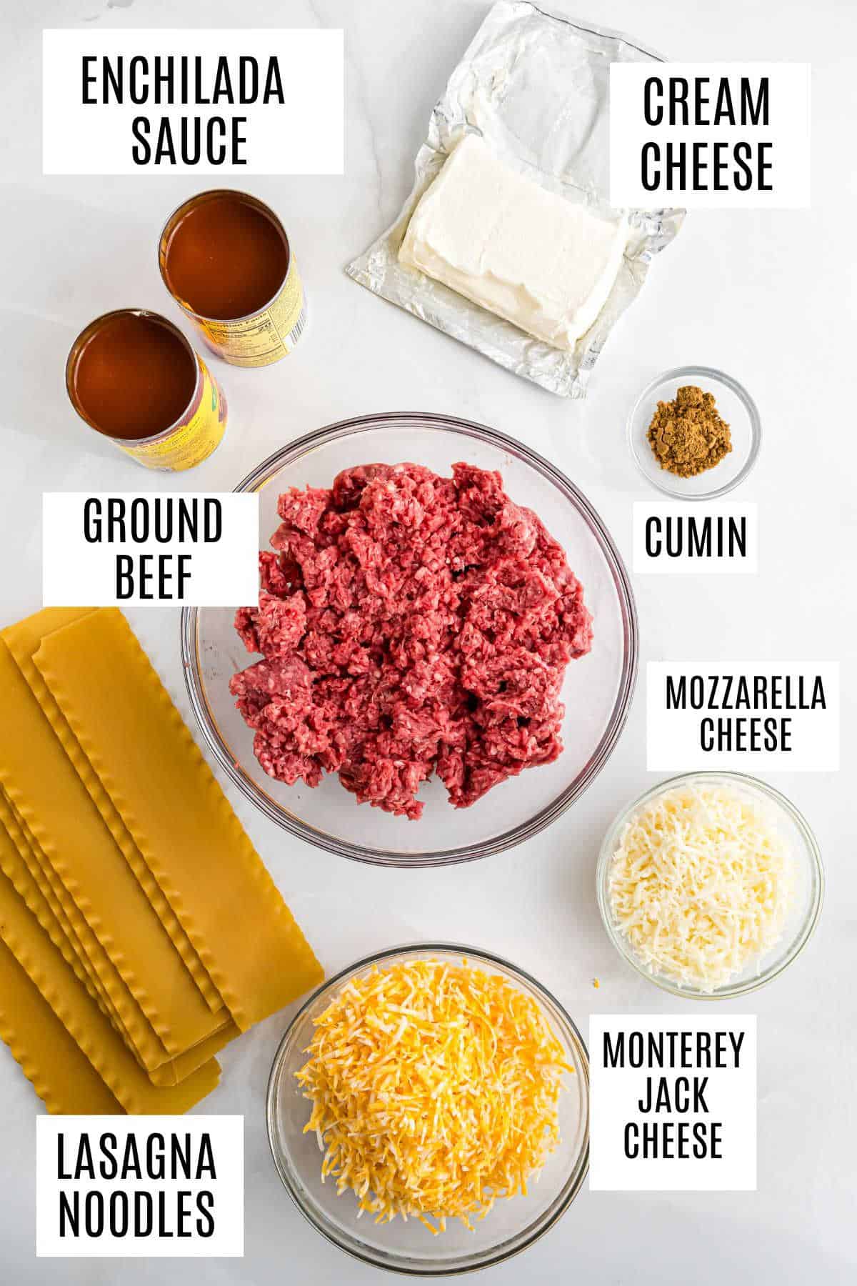 Try these enchilada beef rollups made with ground beef, enchilada sauce, cream cheese, cumin, cheeses, and lasagna noodles for a flavorful twist on a classic comfort dish.