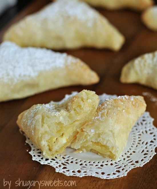 Orange Cream and Nutella Turnovers - Shugary Sweets