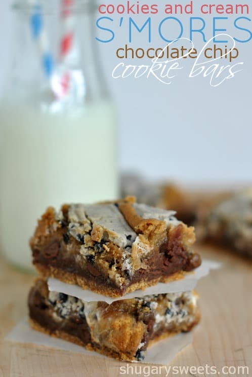 cookies and cream s’mores bars