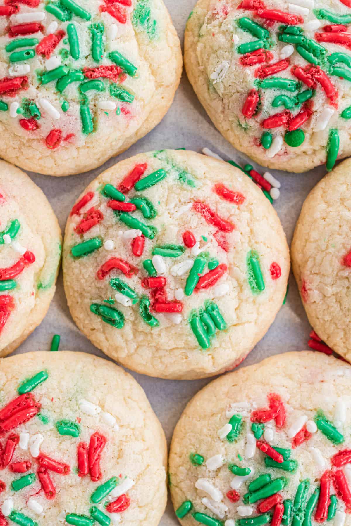 Christmas Funfetti cookies.