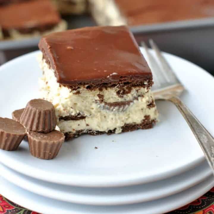 Image for No Bake Peanut Butter Eclair Cake