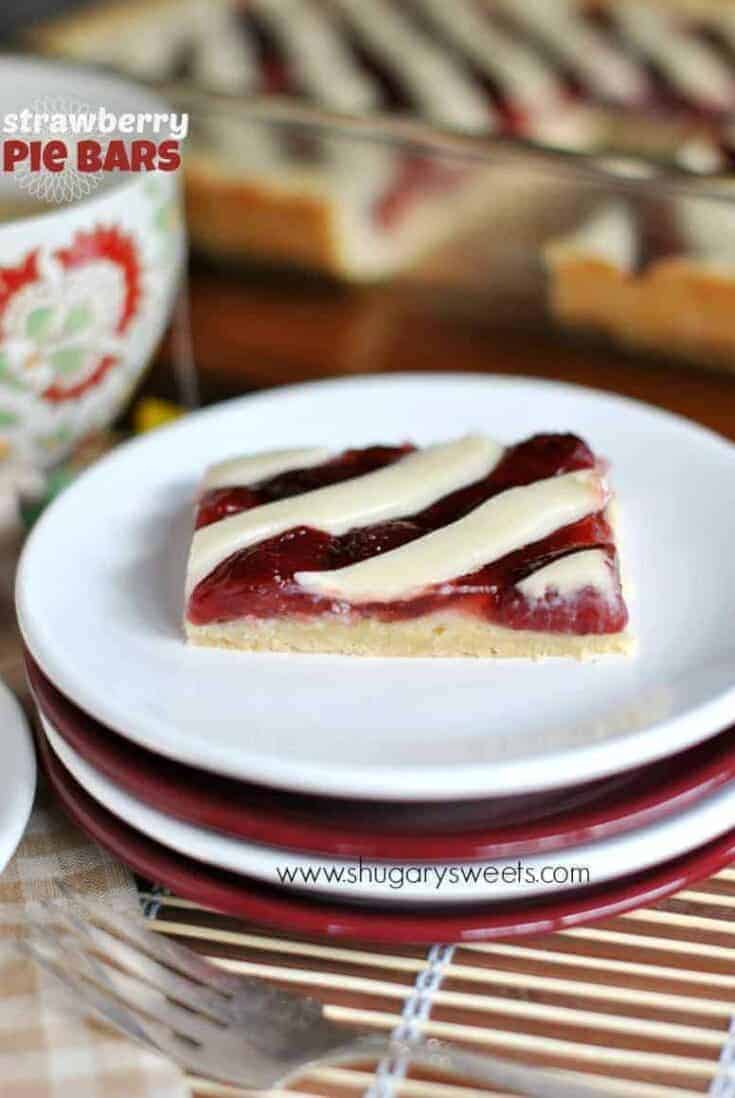 STRAWBERRY PIE BARS