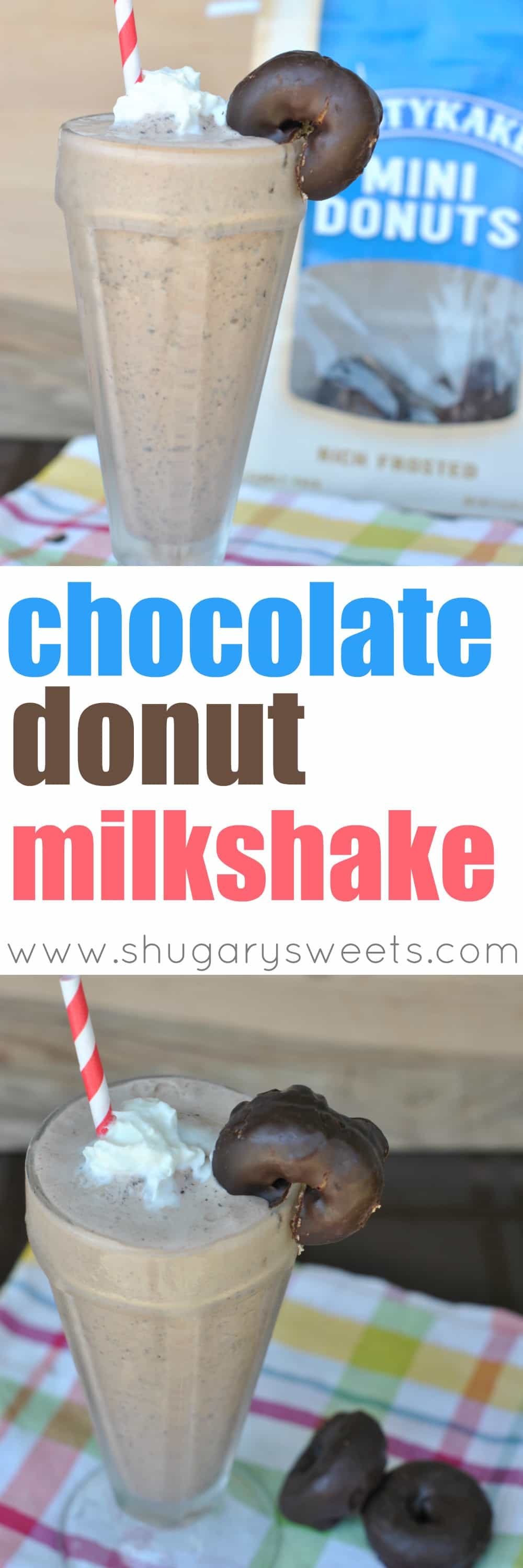 Chocolate Donut Milkshakes Shugary Sweets