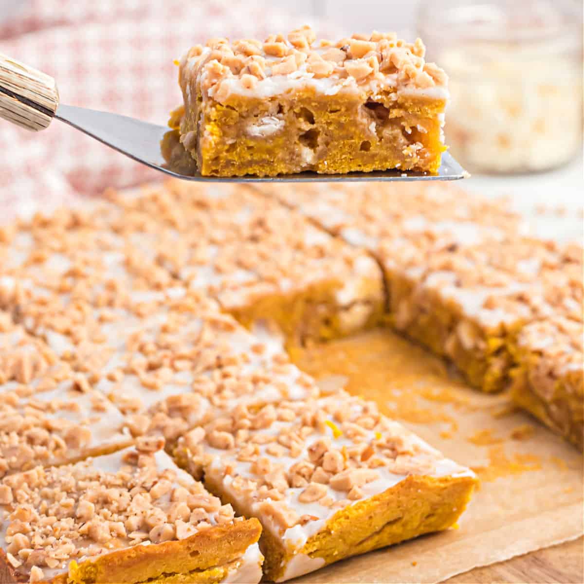 Pumpkin Blondies