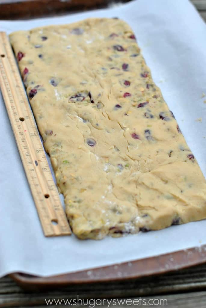 Cranberry Pistachio Biscotti recipe is easy to make and perfect for holidays!