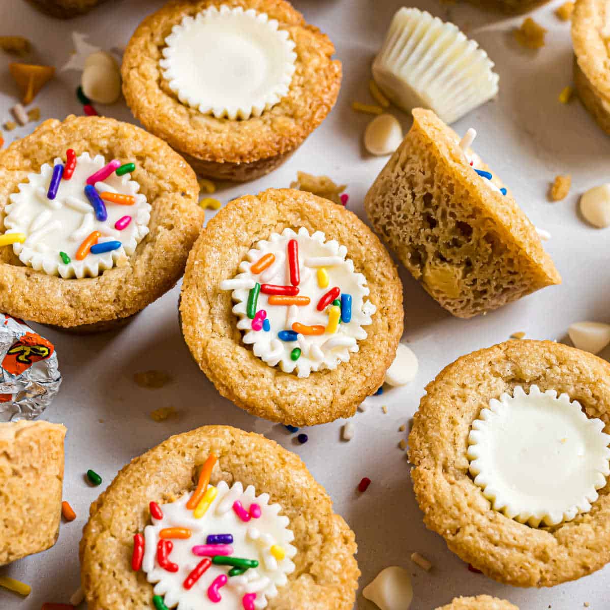 White Chocolate Peanut Butter Cookie Cups Recipe