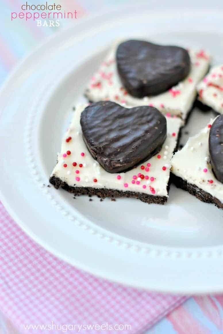 Chocolate Peppermint Bars Shugary Sweets