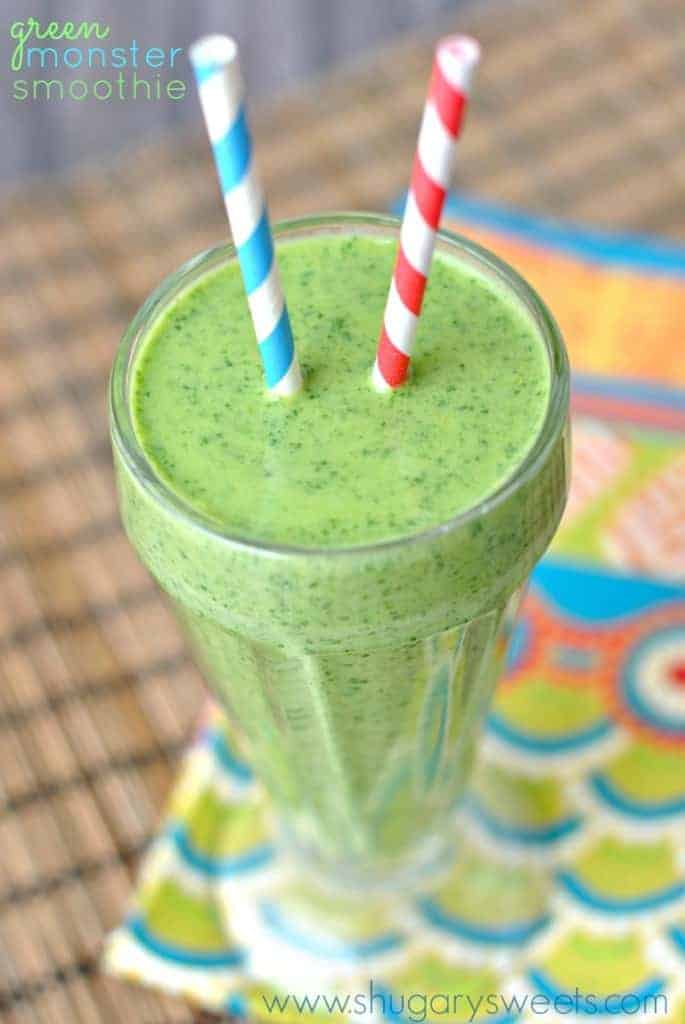 Green Monster Smoothies: full of flavor and vitamins!!