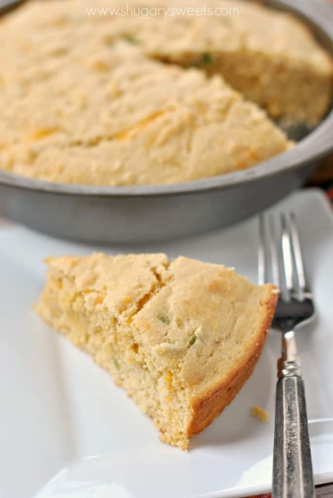 Jalapeno Cheddar Cornbread: easy, delicious, comfort food!