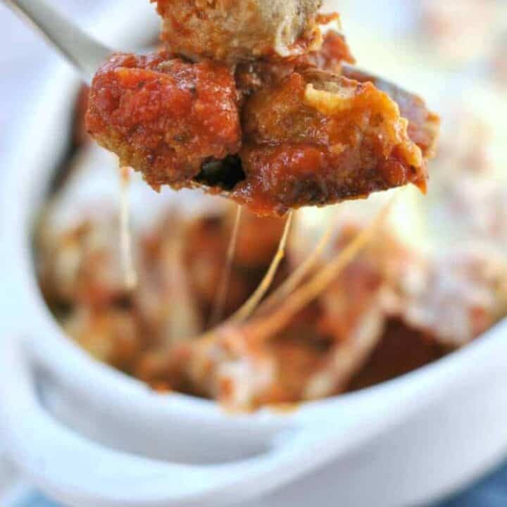 Meatball Parmesan Casserole