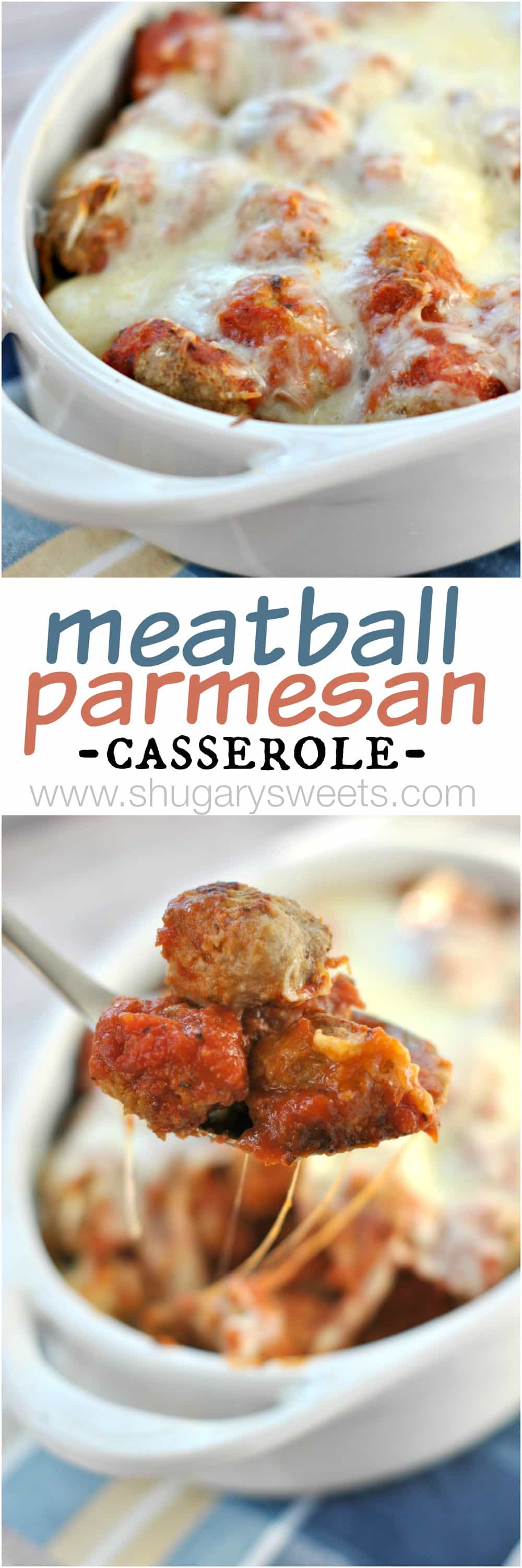 Meatball Parmesan Casserole Shugary Sweets