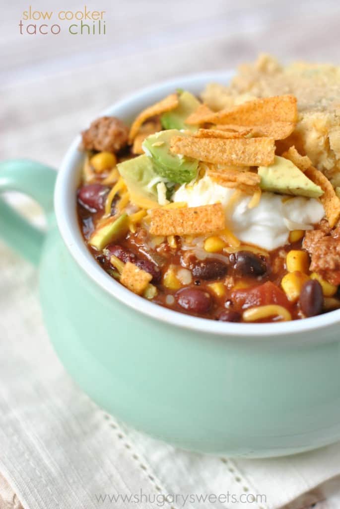 Slow Cooker Taco Chili recipe