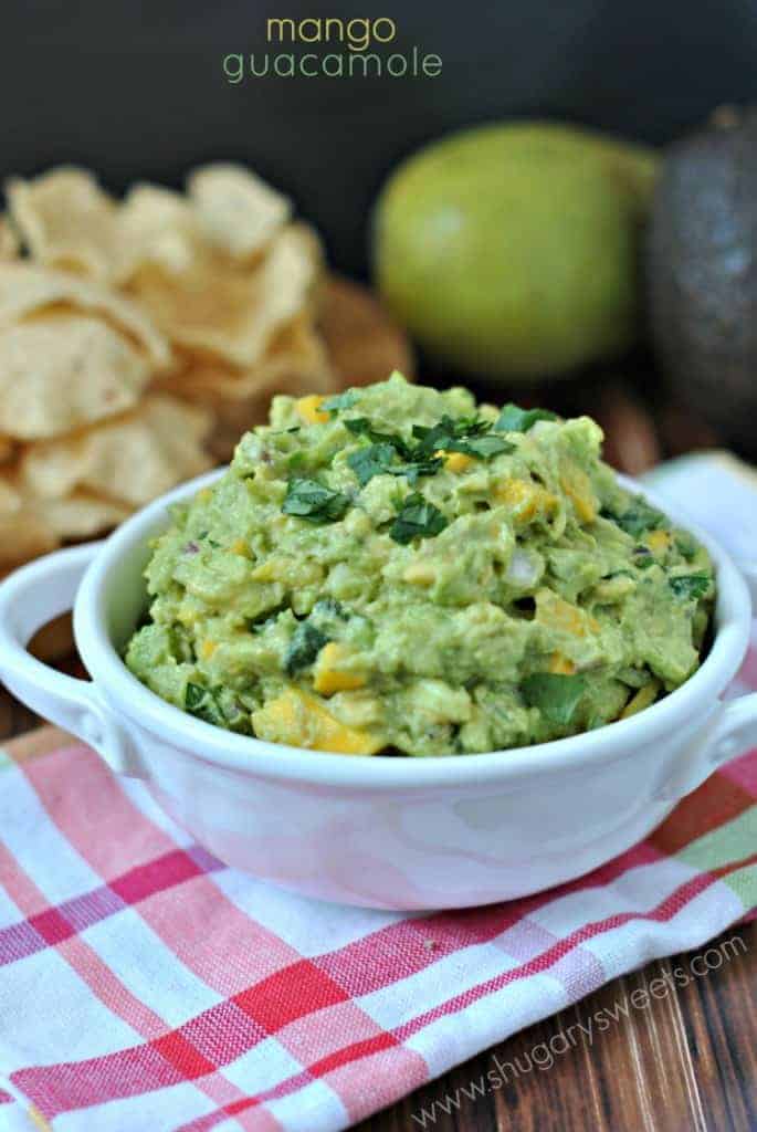 mango guacamole | Game Day Snacks