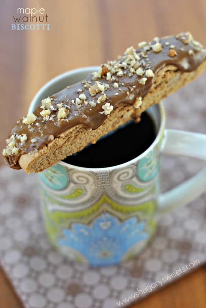 Maple Walnut Biscotti: crunchy and sweet, just as biscotti should be!