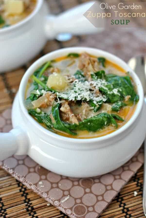 Zuppa Tuscana Soup Shugary Sweets