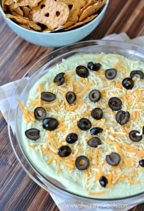 Avocado Bean Dip: a HEALTHY snack idea that won't break your diet. Packed with protein!