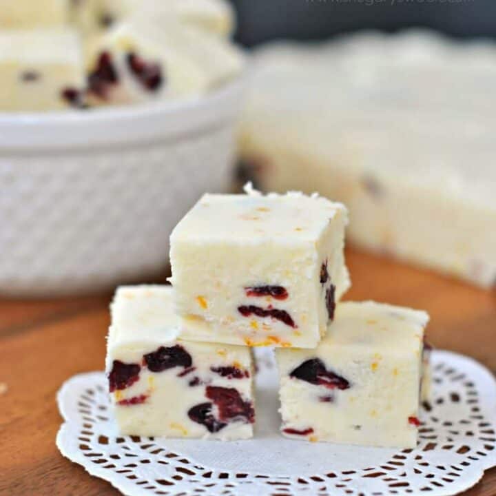 Cranberry Orange Fudge