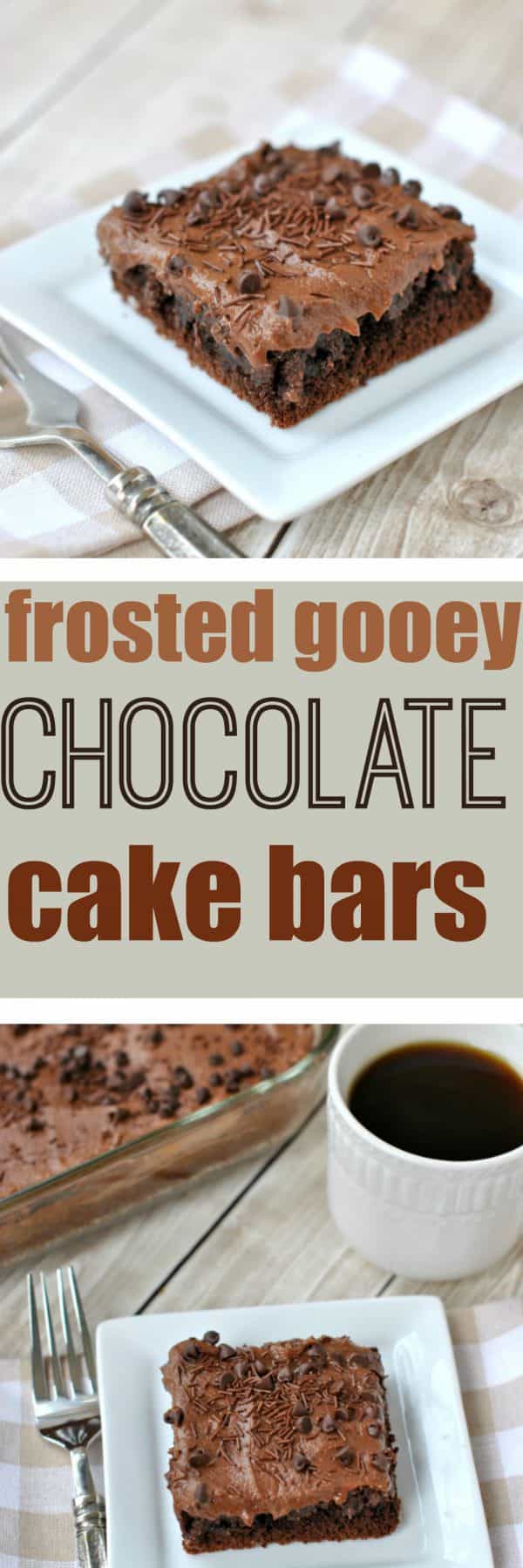ケーキミックスから始まり、これらのねばねばしたチョコレートケーキバーは、クリームチーズ、ココアで満たされ、おいしい、クリーミーなチョコレートフロスティングでトッピングされています。
