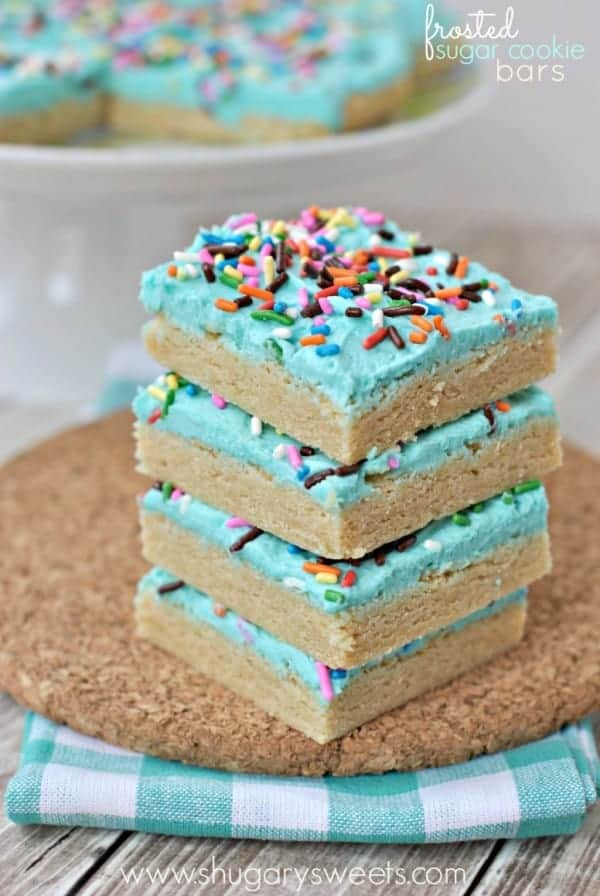 The BEST Frosted Sugar Cookie Bars Recipe (made from scratch!)