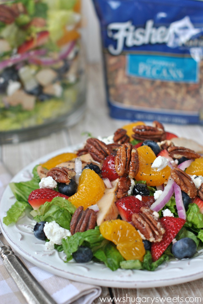 Strawberry Pecan Salad Shugary Sweets