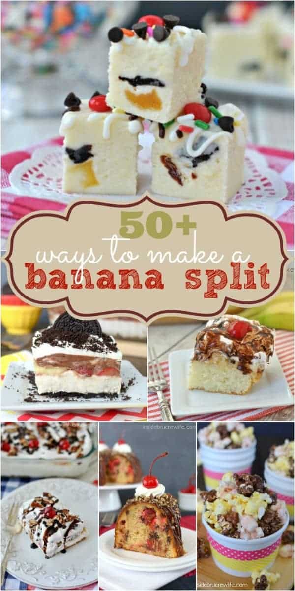 50+ ways to banana split