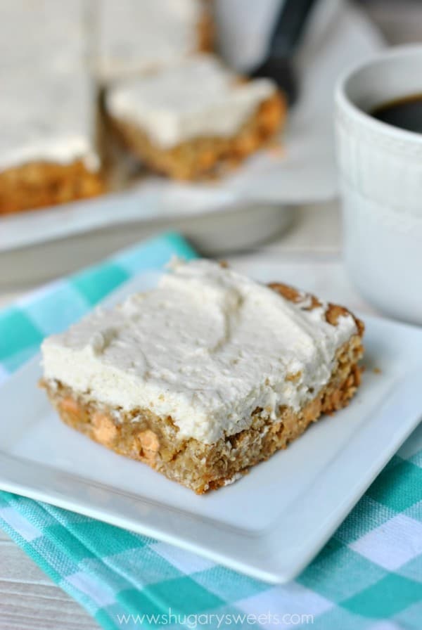 Oatmeal Scotchie Bars Shugary Sweets