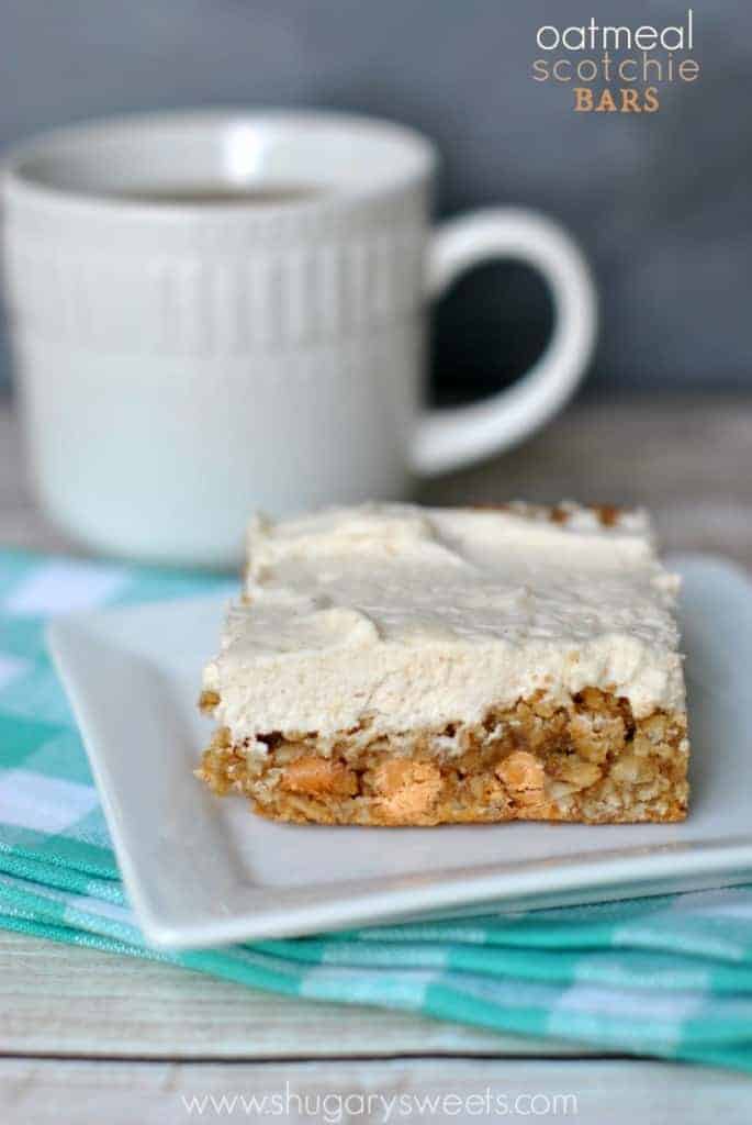 oatmeal scotchie bars