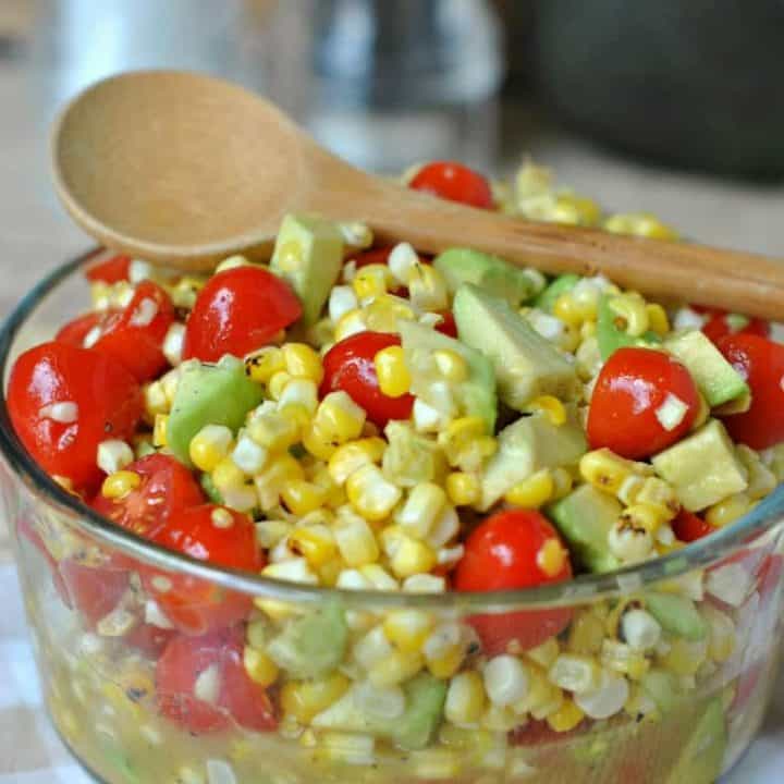 Roasted Corn Salad Shugary Sweets