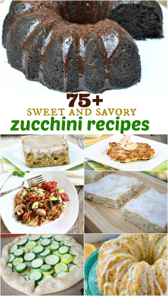 75+ zucchini recipes