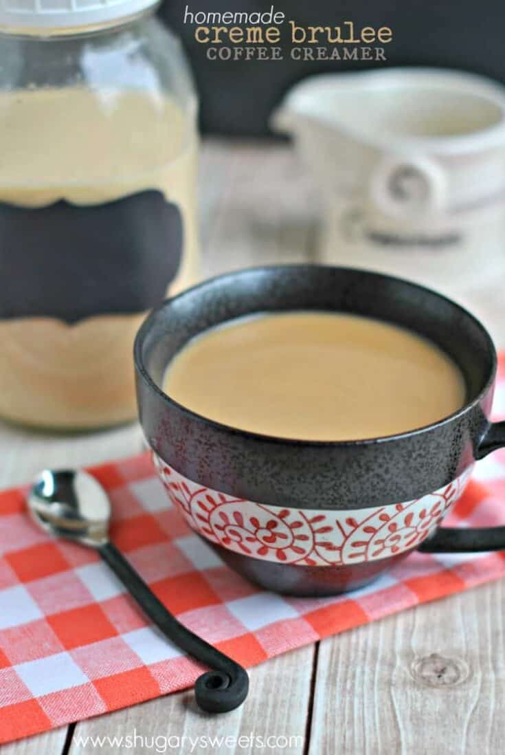 Creme Brulee Coffee Creamer Recipe Shugary Sweets