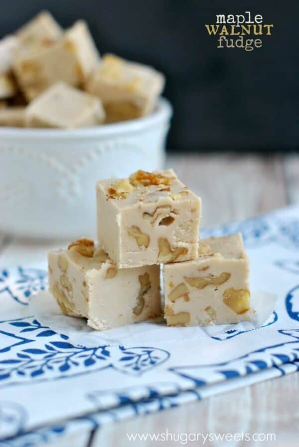 Maple Walnut Fudge Recipe Shugary Sweets