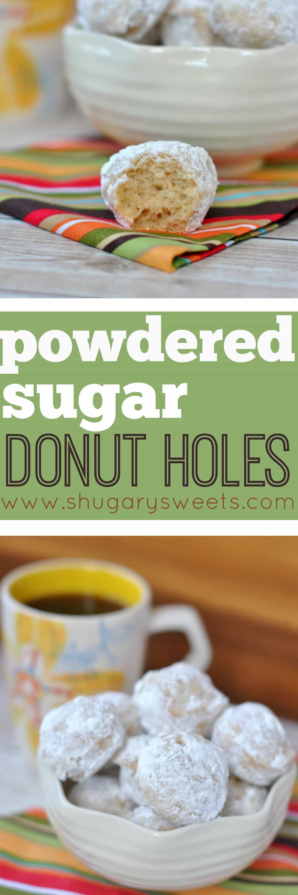 powderedsugardonutholes11 Shugary Sweets