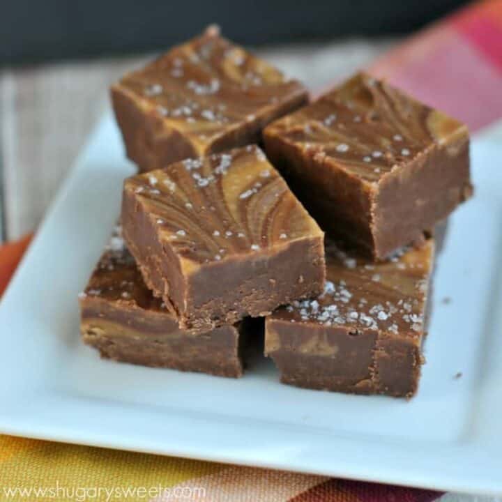 Salted Caramel Mocha Fudge