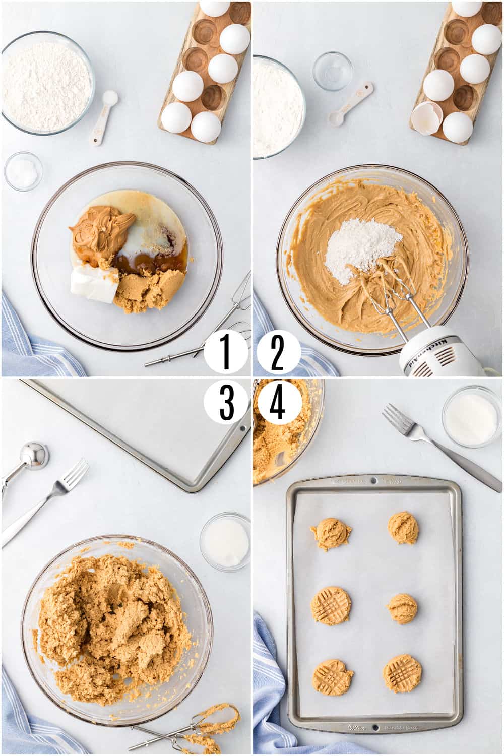 Easy Peanut Butter Cookies (With Video and Step by Step)