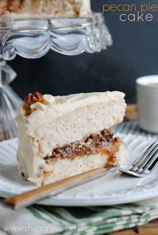 Pecan Pie Cake Shugary Sweets