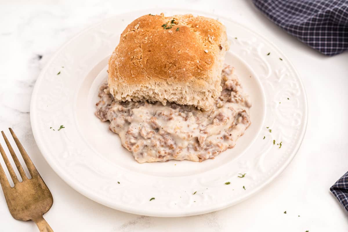 Sausage and Gravy Breakfast Casserole Shugary Sweets