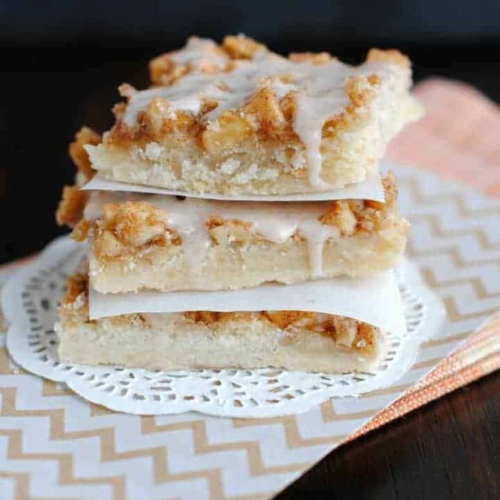 Apple Shortbread Bars