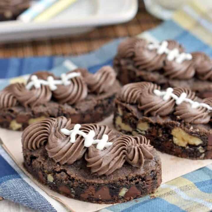 Frosted Chocolate Nut Cookie Bars