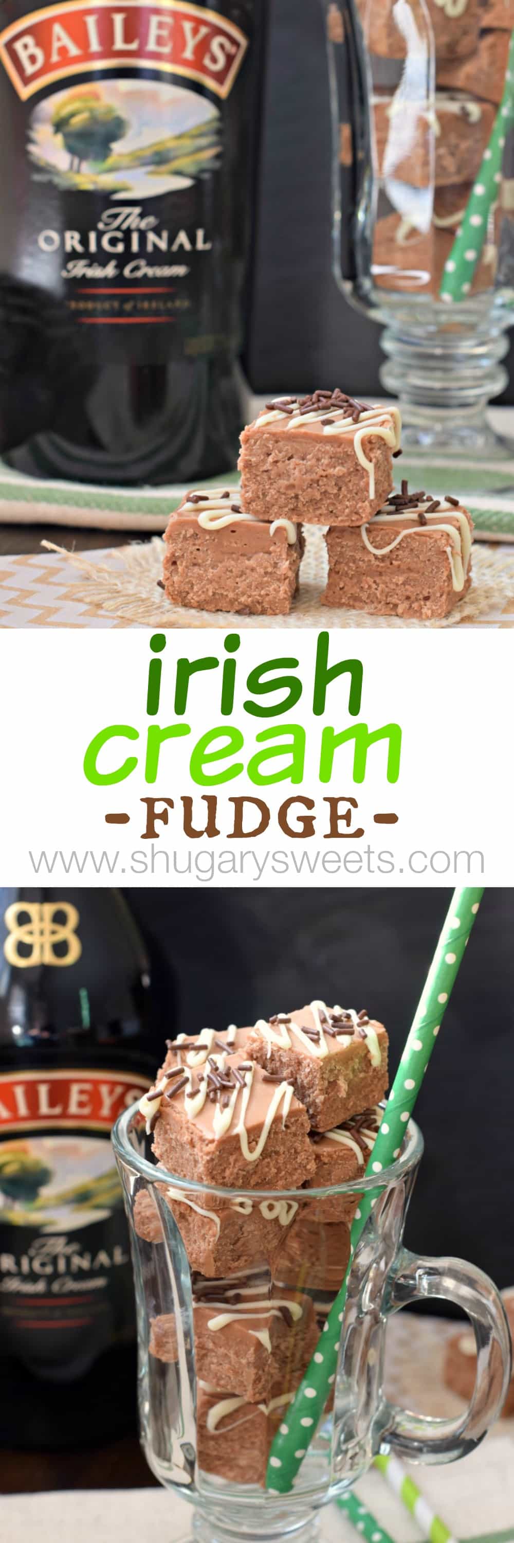 irish cream fudge shugary
