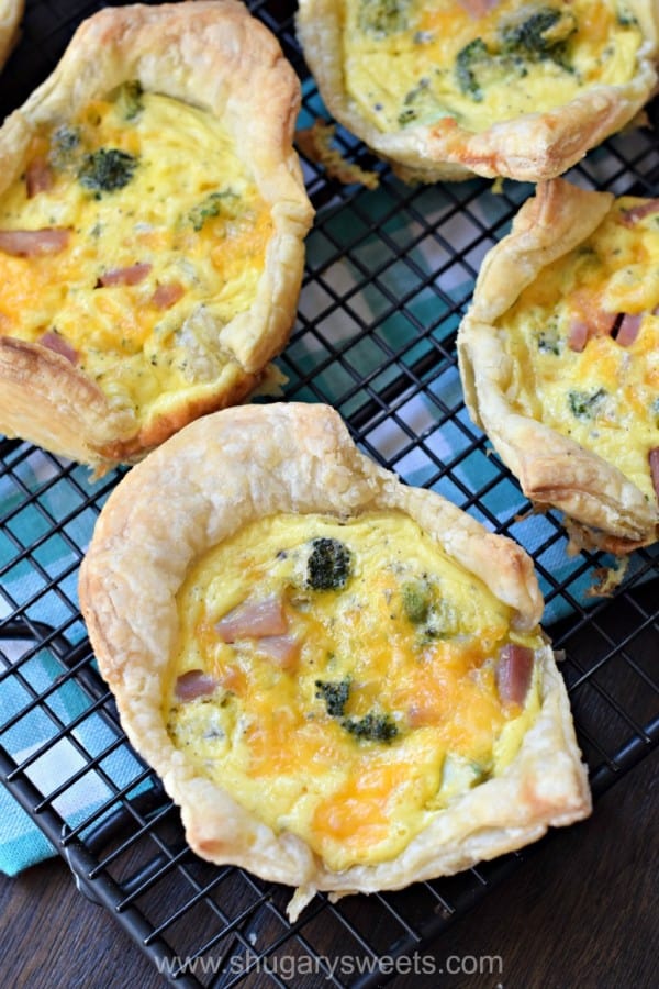 Broccoli Ham Quiche Shugary Sweets