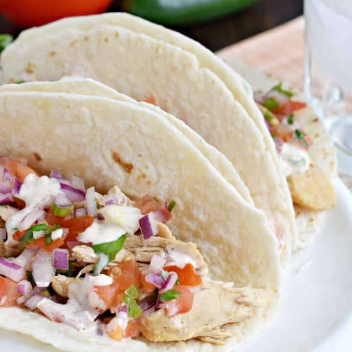 Tequila Chicken Tacos