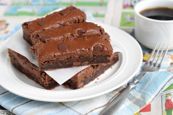 Rich, fudgy, decadent Buttermilk Brownies. There is no doubt in my mind, these are the best brownies ever!!