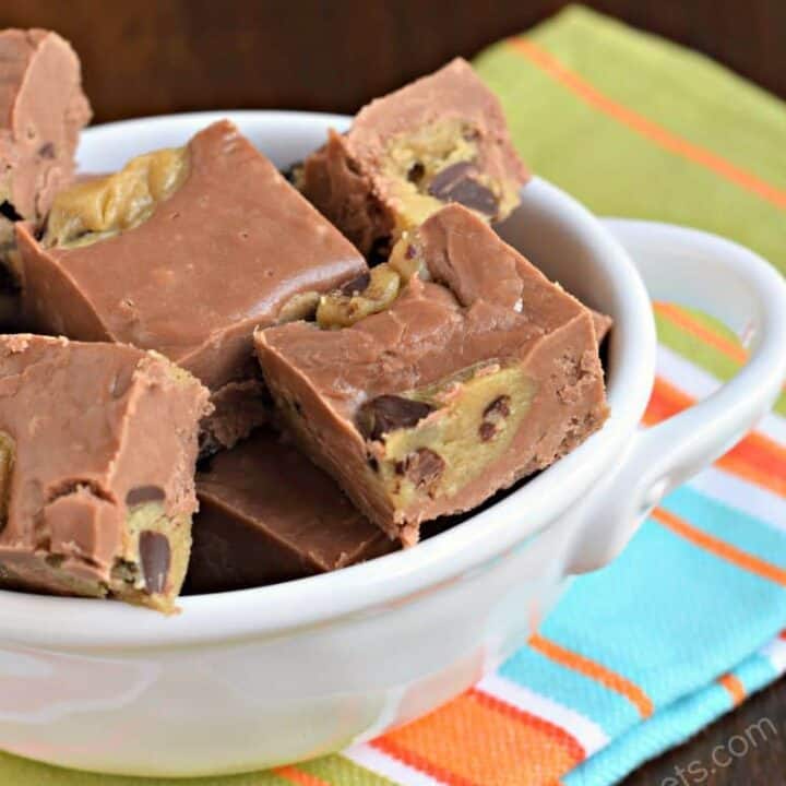 Chocolate Cookie Dough Fudge