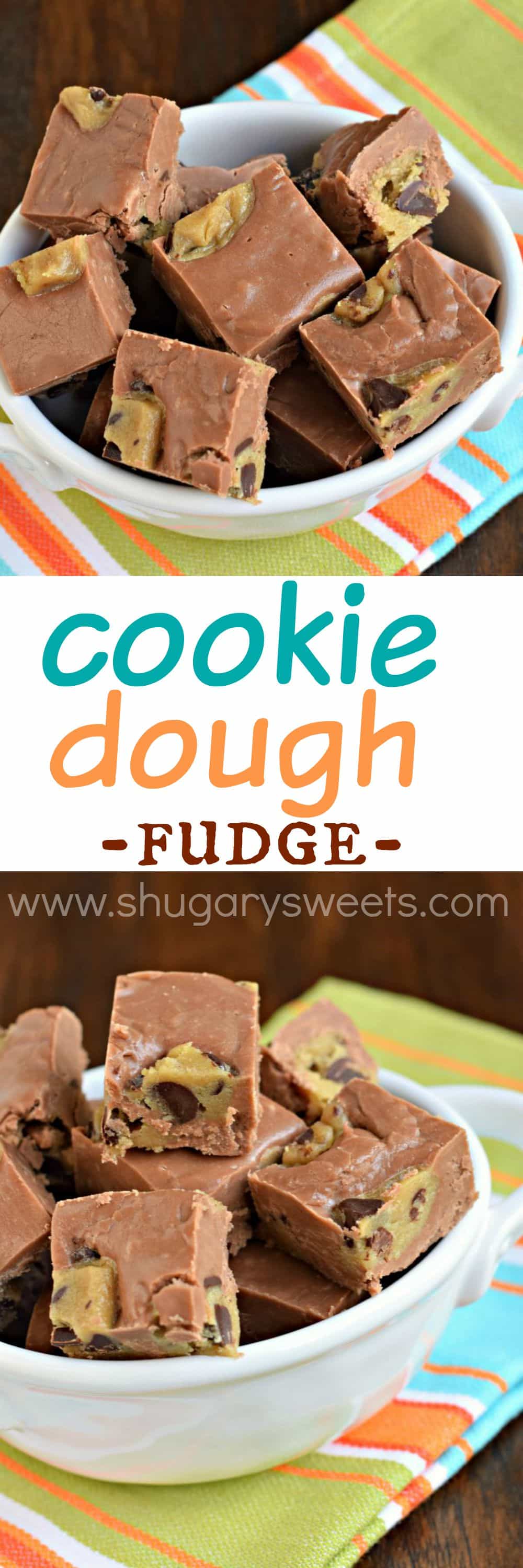 Chocolate Cookie Dough Fudge Recipe