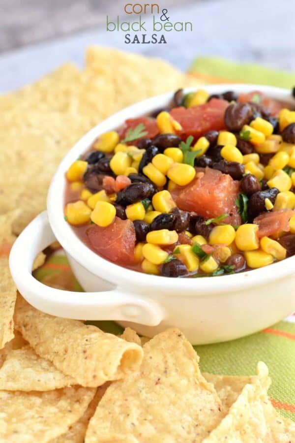 corn and black bean salsa