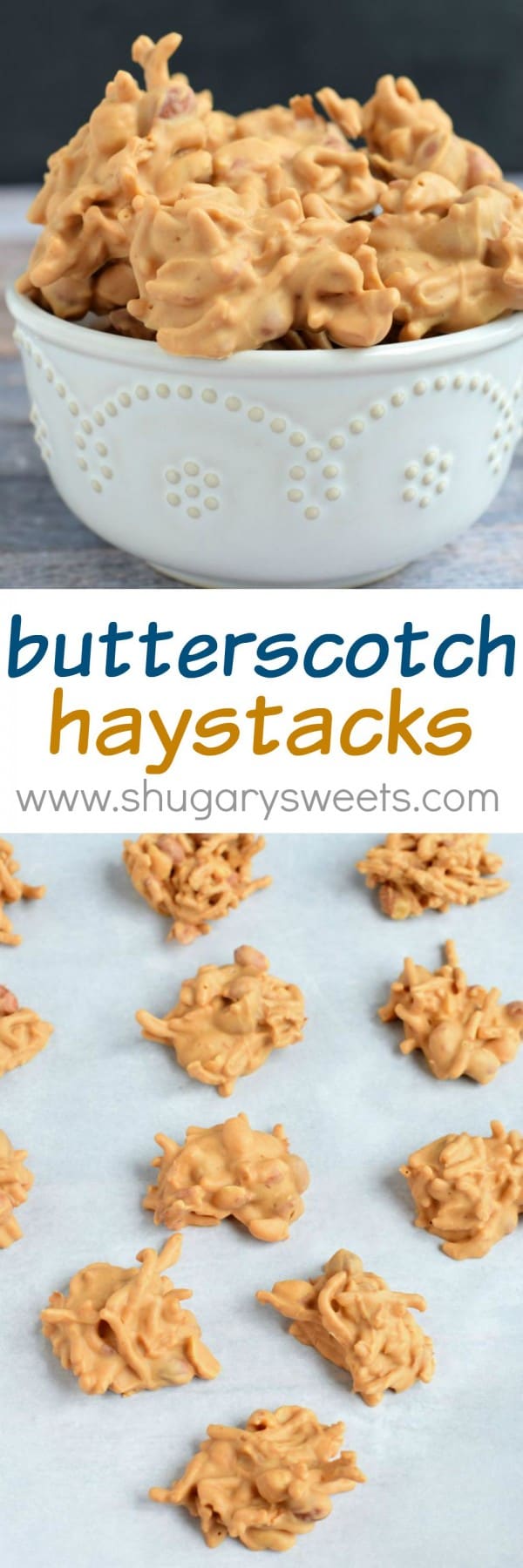 No Bake Haystack Cookies are just the thing to satisfy your intense sweet tooth cravings. It’s the ideal recipe for little hands to help, too!