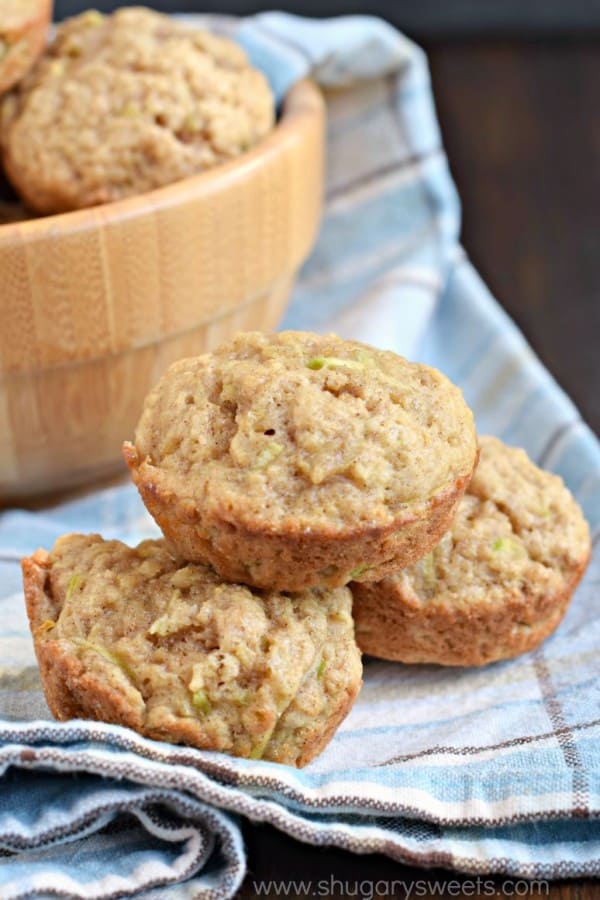 Zucchini Muffins: these easy muffins are a huge hit in our family. So much flavor packed into every bite!
