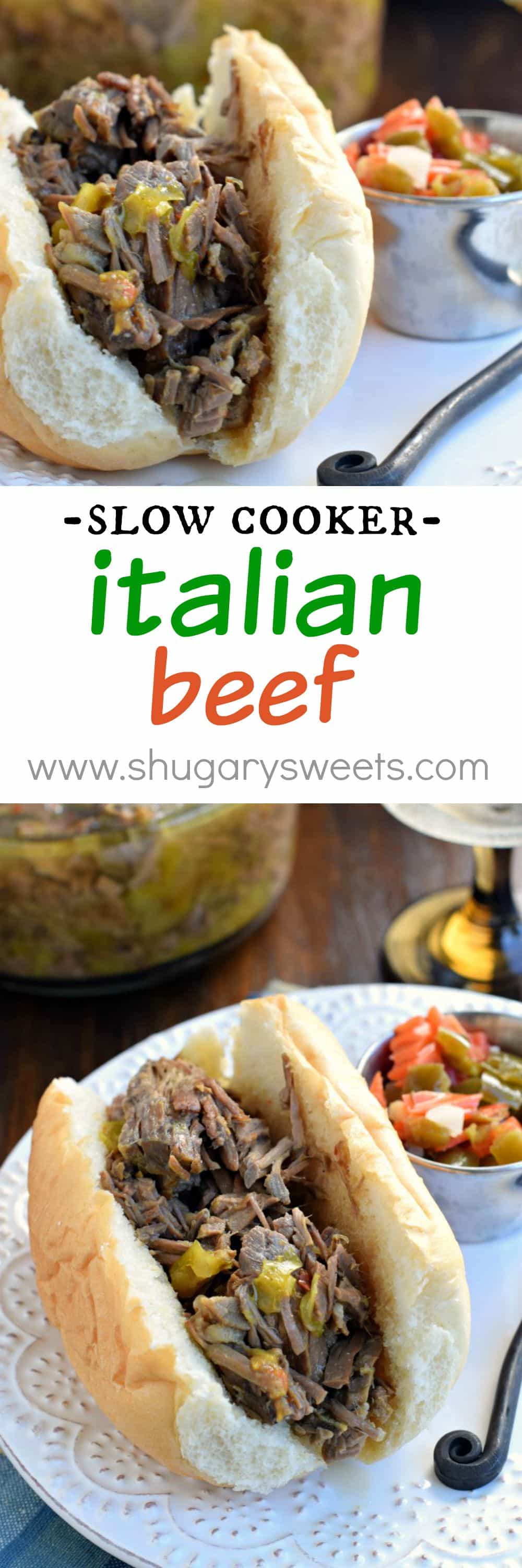 Slow Cooker Italian Beef Shugary Sweets