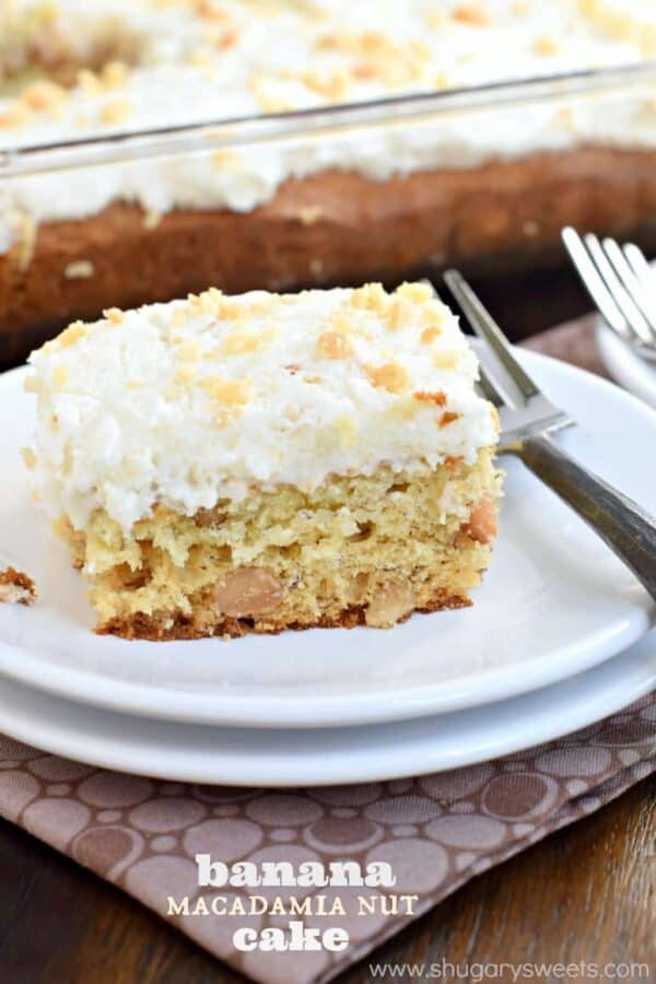 banana macadamia nut cake