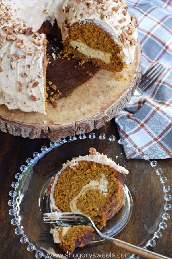 pumpkin cream cheese bundt
